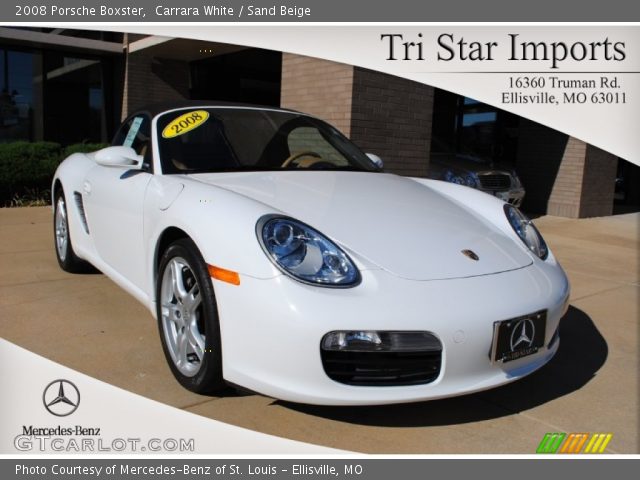 2008 Porsche Boxster  in Carrara White