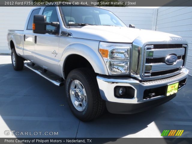 2012 Ford F350 Super Duty XLT Crew Cab 4x4 in Ingot Silver Metallic