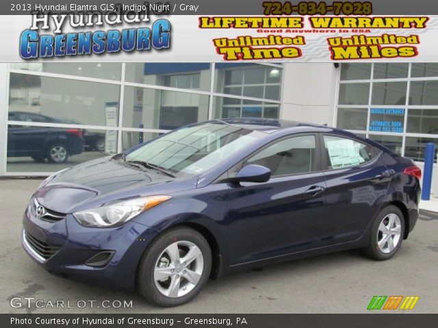 2013 Hyundai Elantra GLS in Indigo Night