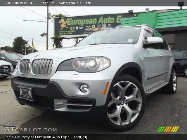 2008 BMW X5 4.8i in Titanium Silver Metallic