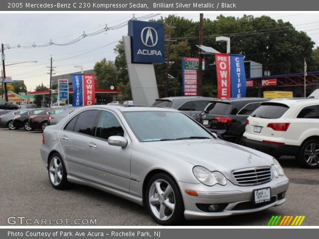 2005 Mercedes-Benz C 230 Kompressor Sedan in Brilliant Silver Metallic