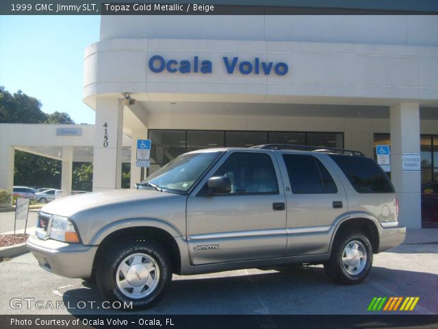 1999 GMC Jimmy SLT in Topaz Gold Metallic