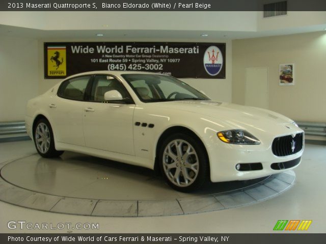 2013 Maserati Quattroporte S in Bianco Eldorado (White)