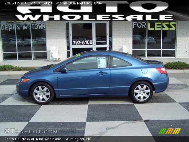 2006 Honda Civic LX Coupe in Atomic Blue Metallic