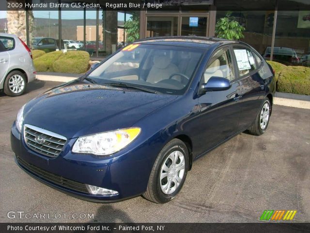 2009 Hyundai Elantra GLS Sedan in Regatta Blue