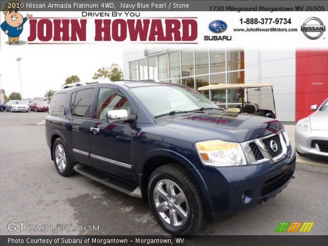 2010 Nissan Armada Platinum 4WD in Navy Blue Pearl