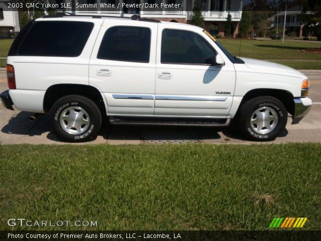 2003 GMC Yukon SLE in Summit White