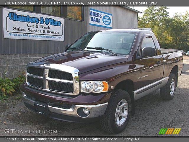 2004 Dodge Ram 1500 SLT Regular Cab 4x4 in Deep Molten Red Pearl