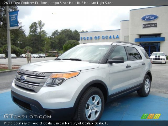 2013 Ford Explorer EcoBoost in Ingot Silver Metallic