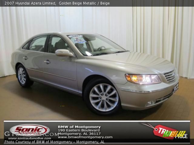 2007 Hyundai Azera Limited in Golden Beige Metallic