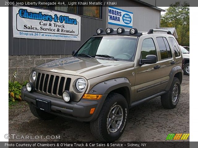 2006 Jeep Liberty Renegade 4x4 in Light Khaki Metallic