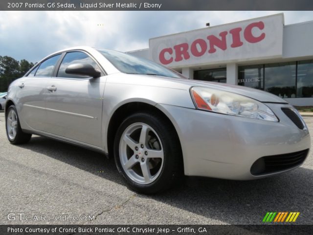 2007 Pontiac G6 Sedan in Liquid Silver Metallic