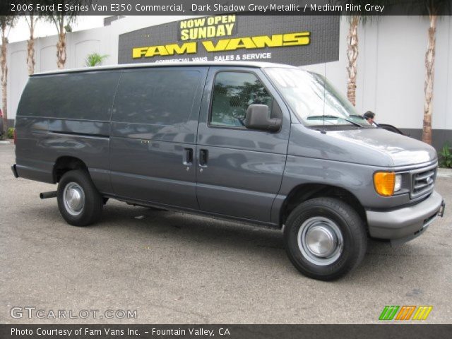 2006 Ford E Series Van E350 Commercial in Dark Shadow Grey Metallic