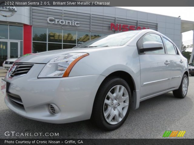 2012 Nissan Sentra 2.0 S in Brilliant Silver Metallic