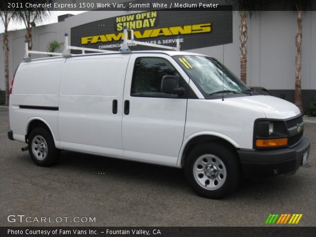 2011 Chevrolet Express 1500 Work Van in Summit White