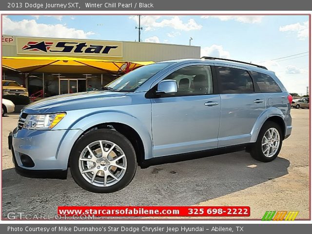 2013 Dodge Journey SXT in Winter Chill Pearl