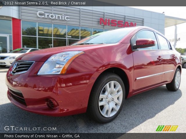 2012 Nissan Sentra 2.0 S in Red Brick