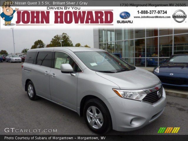 2012 Nissan Quest 3.5 SV in Brilliant Silver