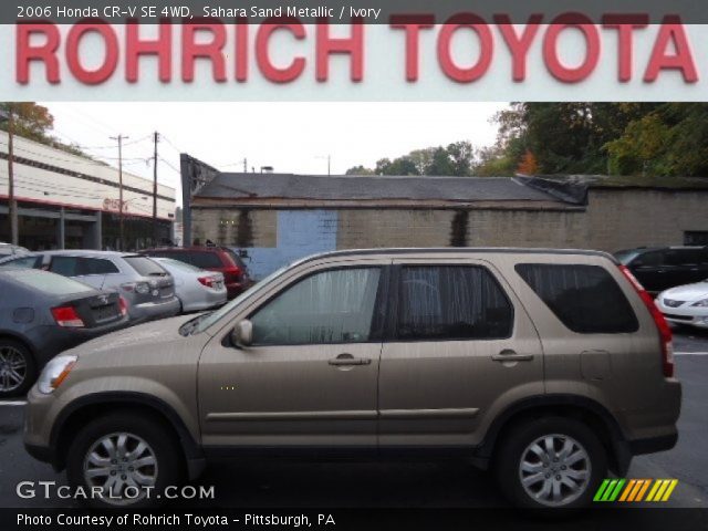 2006 Honda CR-V SE 4WD in Sahara Sand Metallic