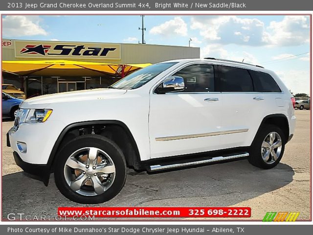 2013 Jeep Grand Cherokee Overland Summit 4x4 in Bright White
