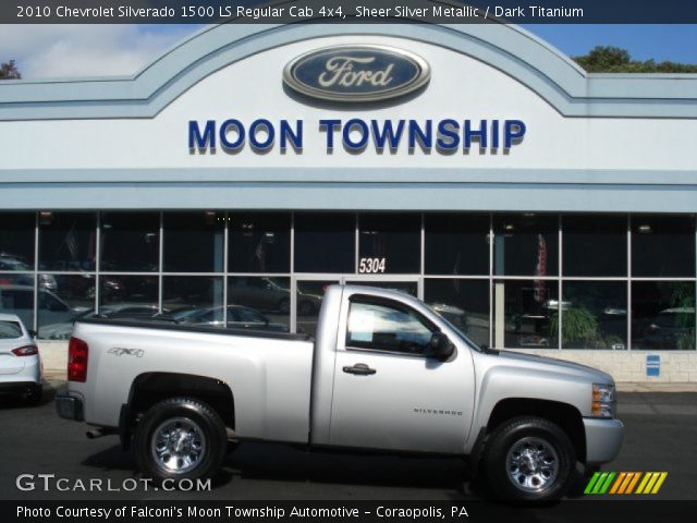 2010 Chevrolet Silverado 1500 LS Regular Cab 4x4 in Sheer Silver Metallic