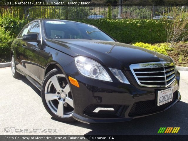 2011 Mercedes-Benz E 350 Sedan in Black