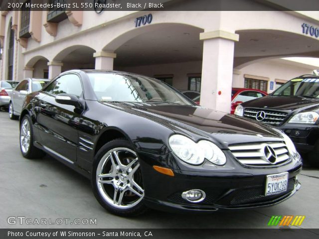 2007 Mercedes-Benz SL 550 Roadster in Black