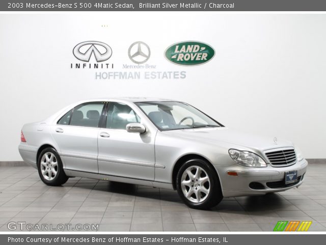 2003 Mercedes-Benz S 500 4Matic Sedan in Brilliant Silver Metallic
