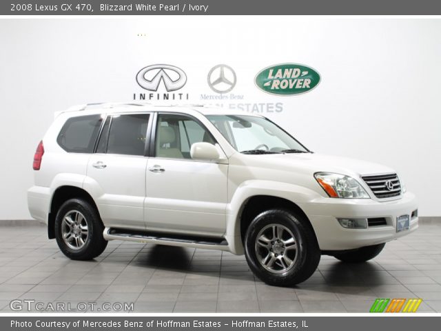 2008 Lexus GX 470 in Blizzard White Pearl