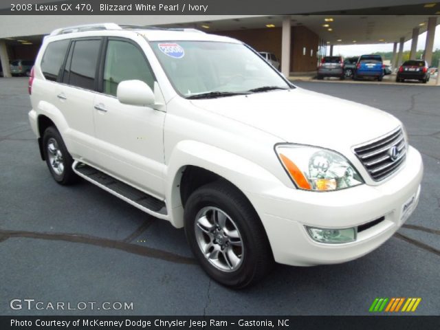 2008 Lexus GX 470 in Blizzard White Pearl