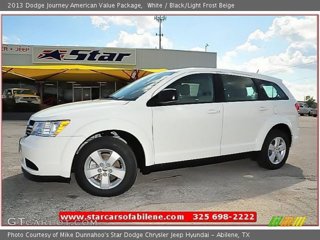 2013 Dodge Journey American Value Package in White