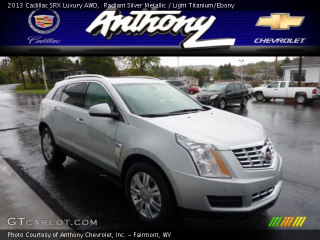 2013 Cadillac SRX Luxury AWD in Radiant Silver Metallic