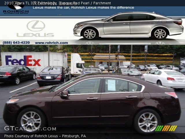 2010 Acura TL 3.5 Technology in Basque Red Pearl