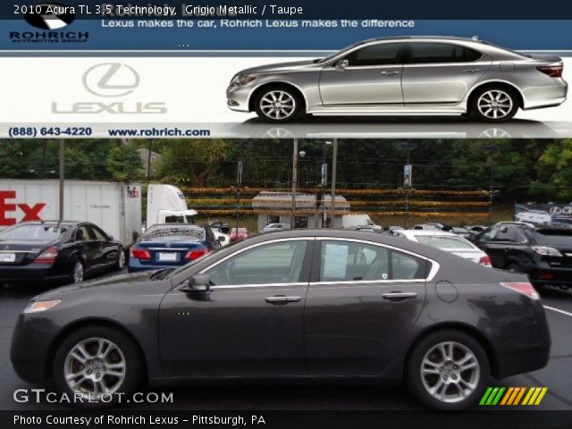 2010 Acura TL 3.5 Technology in Grigio Metallic