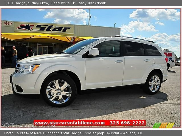 2013 Dodge Journey Crew in Pearl White Tri Coat