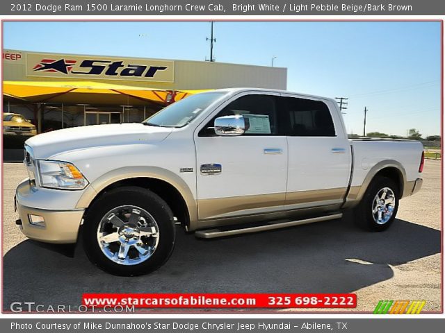 2012 Dodge Ram 1500 Laramie Longhorn Crew Cab in Bright White