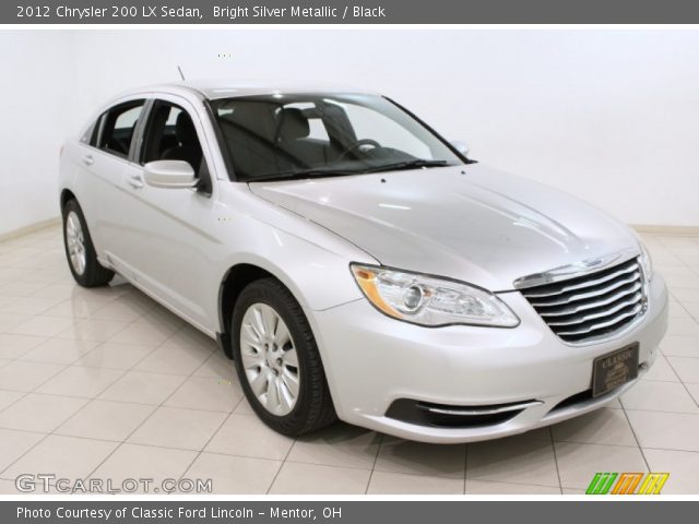 2012 Chrysler 200 LX Sedan in Bright Silver Metallic