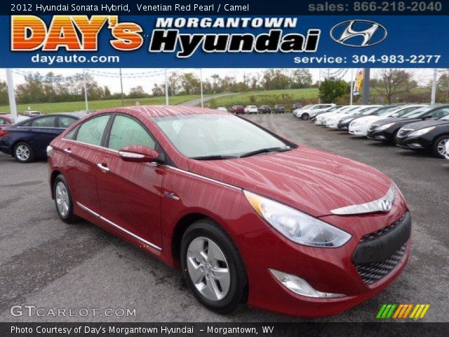2012 Hyundai Sonata Hybrid in Venetian Red Pearl