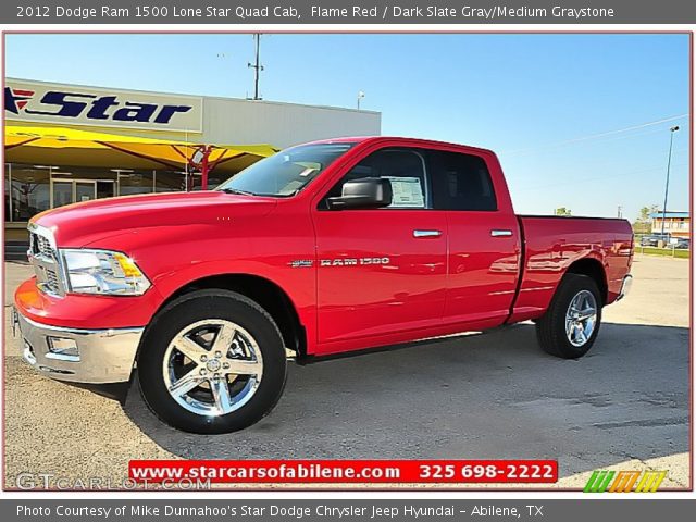 2012 Dodge Ram 1500 Lone Star Quad Cab in Flame Red