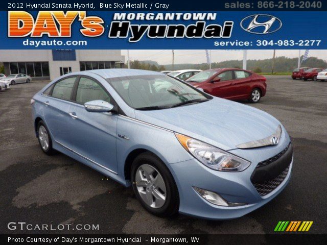 2012 Hyundai Sonata Hybrid in Blue Sky Metallic