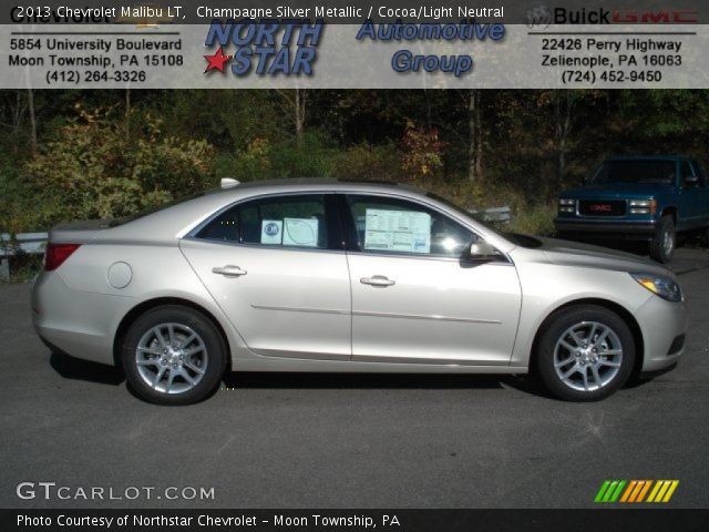 2013 Chevrolet Malibu LT in Champagne Silver Metallic