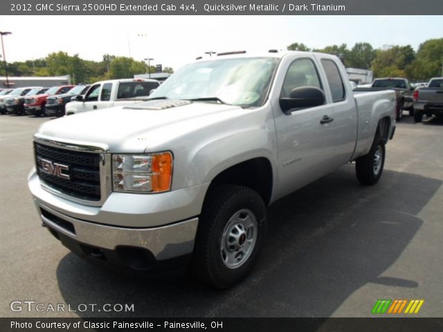 2012 GMC Sierra 2500HD Extended Cab 4x4 in Quicksilver Metallic