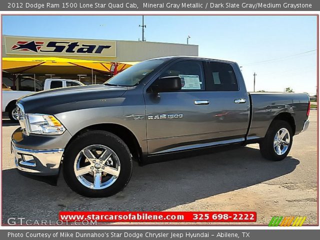 2012 Dodge Ram 1500 Lone Star Quad Cab in Mineral Gray Metallic