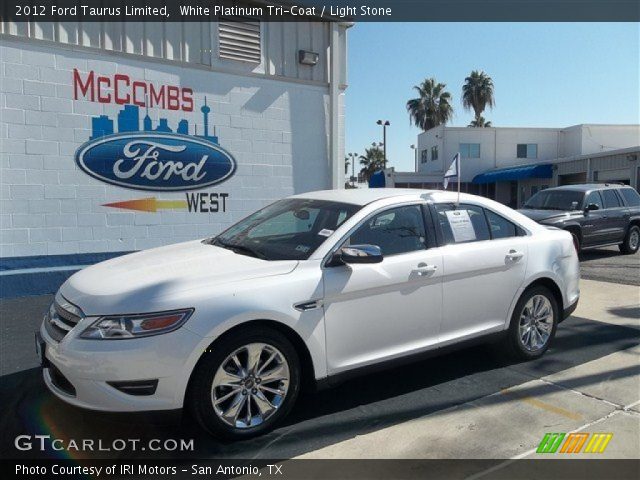 2012 Ford Taurus Limited in White Platinum Tri-Coat