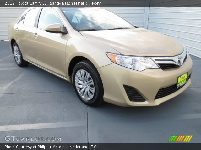 2012 Toyota Camry LE in Sandy Beach Metallic