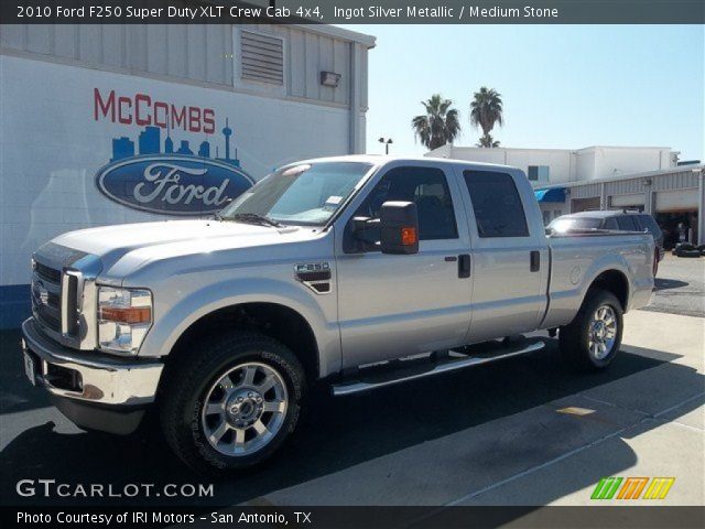 2010 Ford F250 Super Duty XLT Crew Cab 4x4 in Ingot Silver Metallic