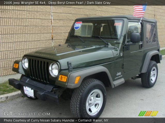 2006 Jeep Wrangler SE 4x4 in Deep Beryl Green Pearl