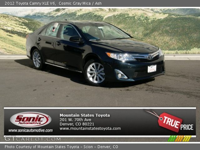 2012 Toyota Camry XLE V6 in Cosmic Gray Mica