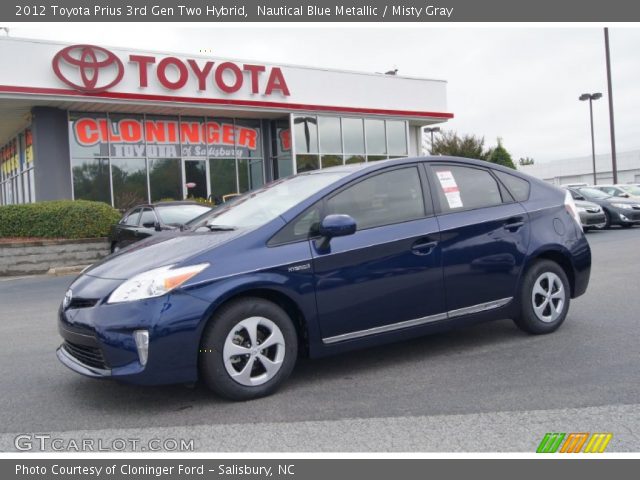 2012 Toyota Prius 3rd Gen Two Hybrid in Nautical Blue Metallic