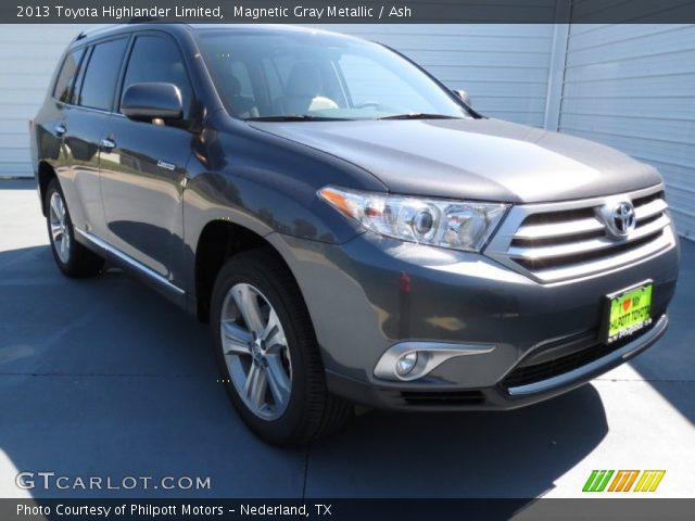 2013 Toyota Highlander Limited in Magnetic Gray Metallic